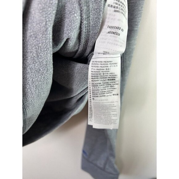 Abercrombie & Fitch Sweatshirt Men's Heather Gray 1/4-Zip Performance Size Large - Picture 5 of 12